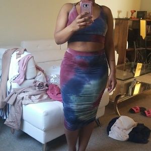 Two piece Tie dye set